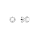 Gaura Natural Pearls Pearl Ohrringe Silber SK24470E-W