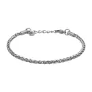 Tom Morris Wheat Chain Armband Rostfreier Stahl TM00016