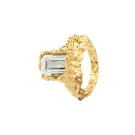 House of Vincent Paragon Gaze Ametyst Ring Silber Vergoldet VJ133-URG-GA