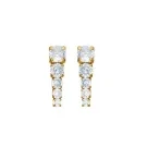 Velara Lione Mix Crystal Drops Ohrringe Edelstahl Vergoldet VLR1003