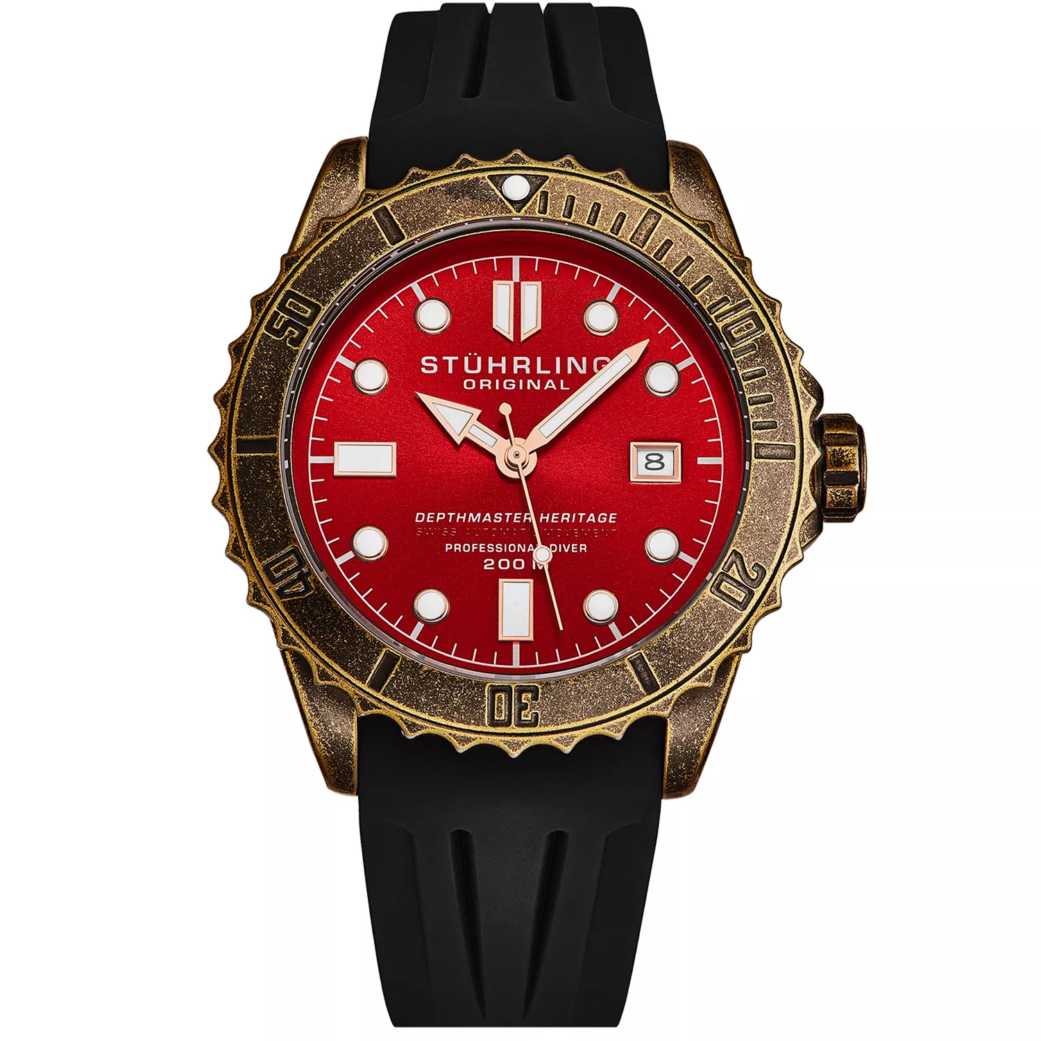 Stührling Swiss Automatik Depthmaster Heritage Diver 1003.03