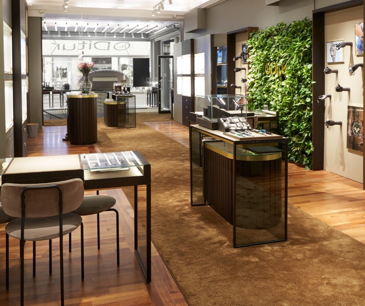 Ditur Gesch&auml;ft in Aarhus von innen